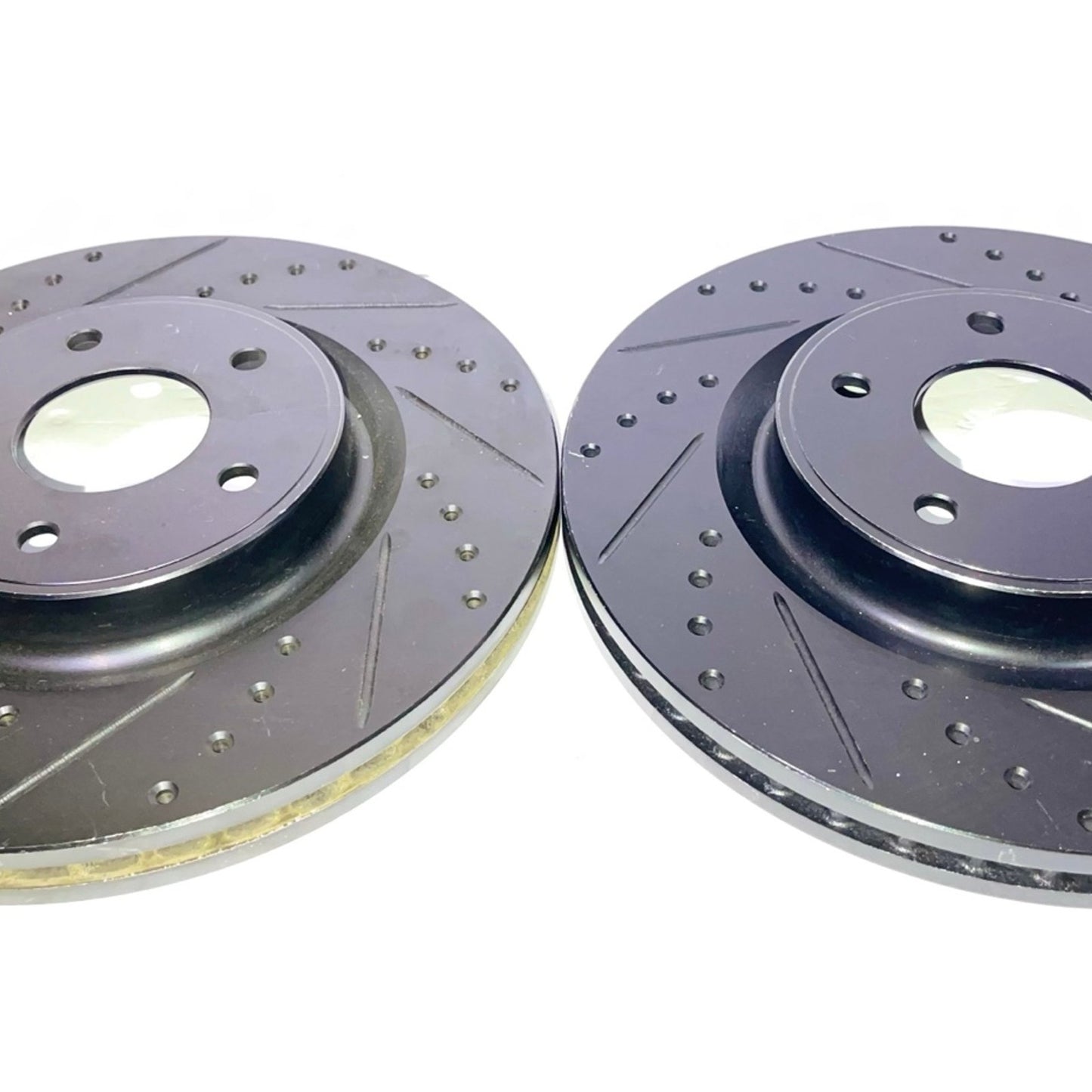 Brake Rotors For 1994-2004 Ford Mustang Rear Drilled Slotted Disc Brake Rotors | Brakes and Rotors