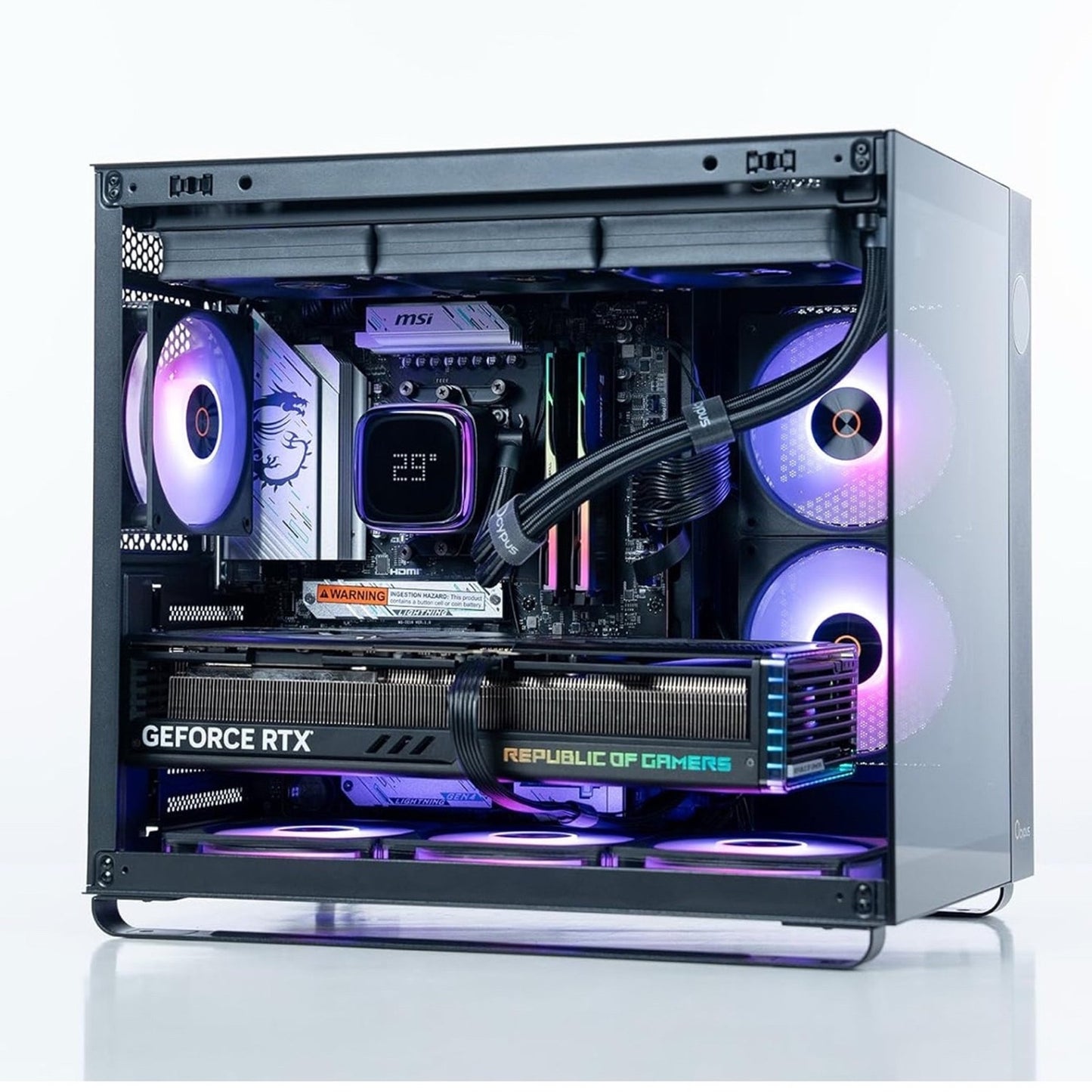 Iota L36 BK AIO CPU Cooler Liquid 360mm Temp Digital Display,ARGB Aluminum PUMP