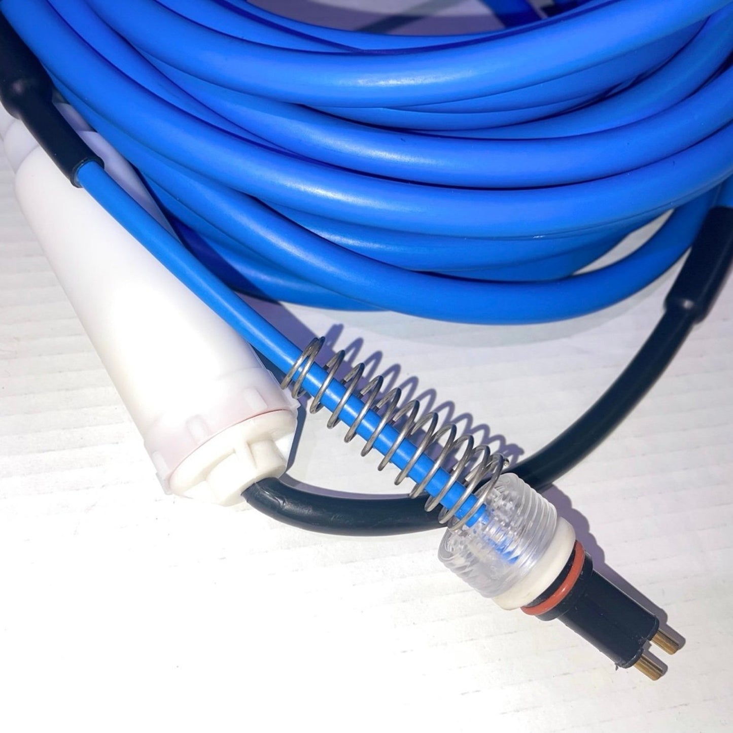 9995861-DIY 2-PIN Blue Swivel Cable 60FT/18M for Dolphin Pool Cleaners Nautilus