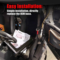 Goldfire RZR Seat ,Universal RZR Seat Lowering Base 1.5" Recline Seat Drop Brackets Mounts for Polaris RZR 800 / 900 / S 1000 / XP 1000 / XP Turbo /General Models