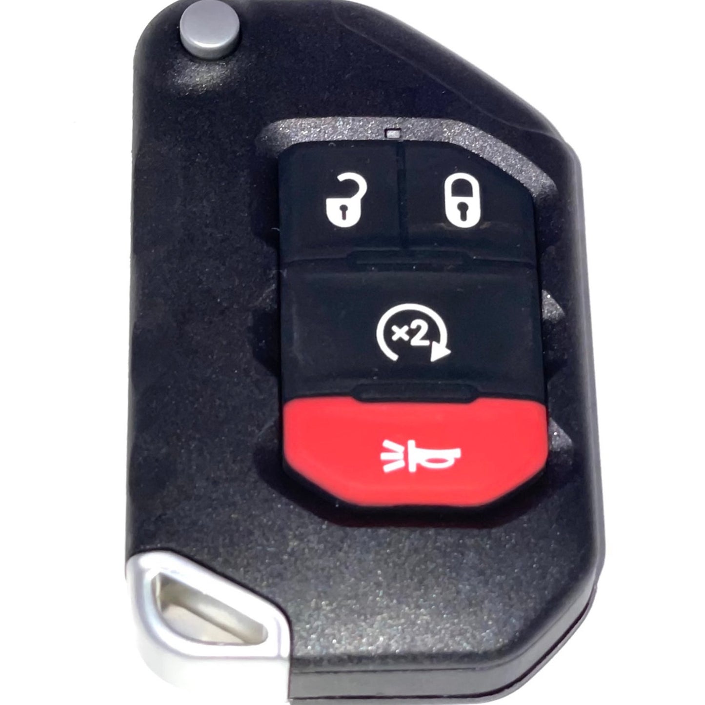 Car Chip Smart Flip Key for Jeep Gladiator Wrangler 2018 2019 2020 2021 OHT1130261 (4 Button)