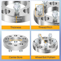 OCPTY 5x4.75 to 5x4.5 Wheel spacers adapters 1” 12x1.5 Studs 73CB Wheel Spacers for 1984-2013 for Corvette 1990-2005 for Jimmy 4PCSl spacers 1” 12x1.5 Studs 73CB Corvette Jimmy Blazer 115410