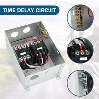 50 AMP Automatic Transfer Switch for RV Outdoor Speedboats 120/240 VAC Generator Applied to RV, Speedboats, 120/240 Volt Power Sources