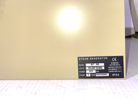 CGOLDENWALL 6KW Commercial Self-Draining Steam Generator Shower System Home Steam Bath Spa Generator 30 min to 12 Hours with Auto Drain 95-131℉ for Suitable Space Heating 6 m³/212 Cubic feet (6KW)