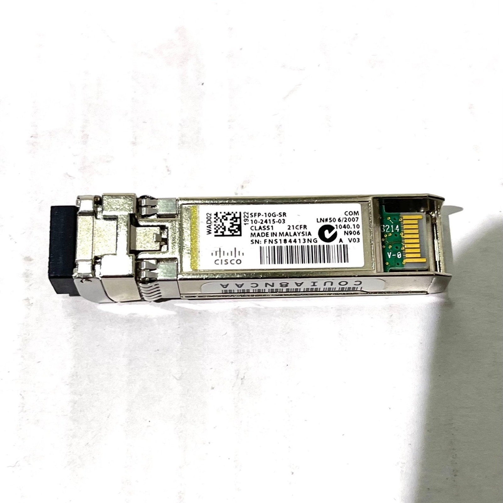 Cisco SFP‑10G‑SR 10GBASE‑SR SFP+ Transceiver Module