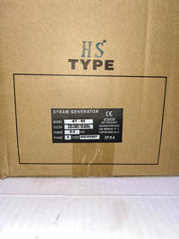 CGOLDENWALL 6KW Commercial Self-Draining Steam Generator Shower System Home Steam Bath Spa Generator 30 min to 12 Hours with Auto Drain 95-131℉ for Suitable Space Heating 6 m³/212 Cubic feet (6KW)