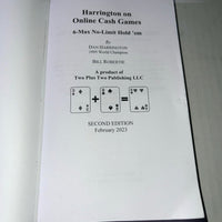 Harrington on Online Cash Games: 6-Max No-Limit Hold 'em (Harrington Cash Game Series)