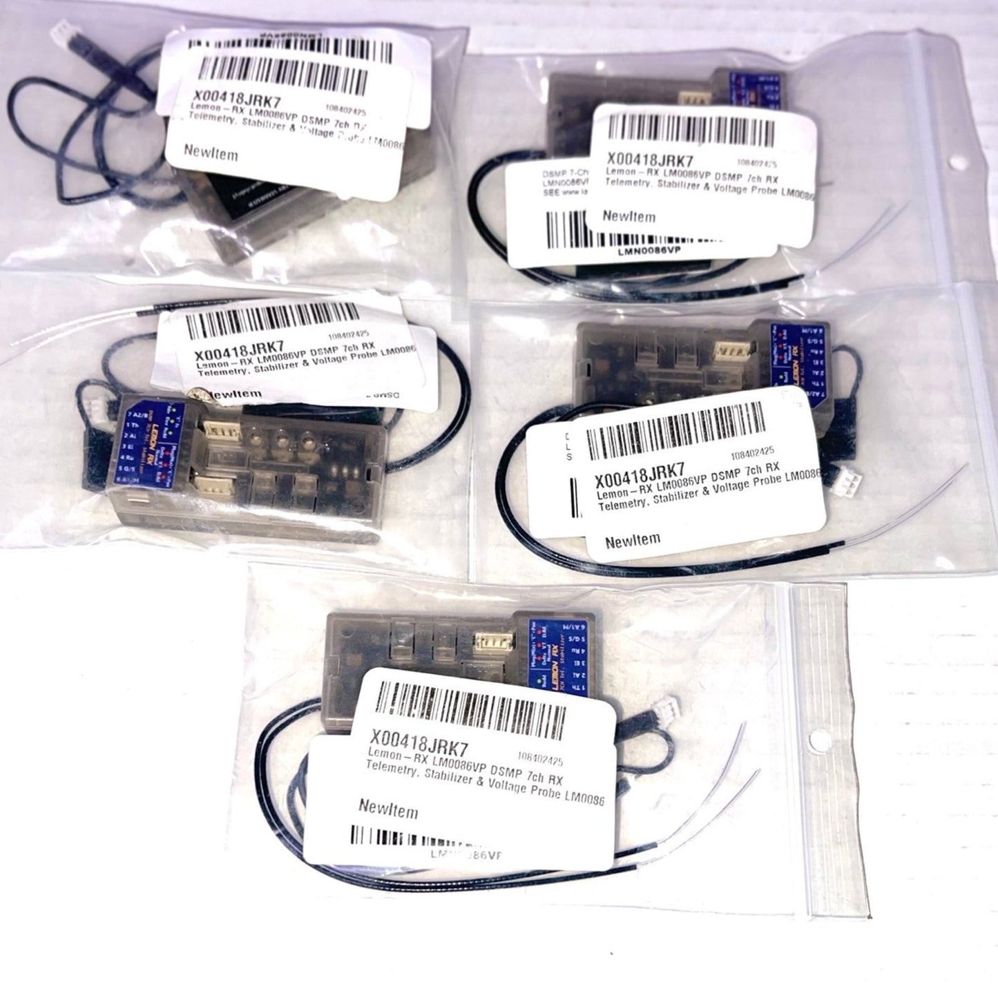 Buddy RC for Spektrum Full-Range DSMP Telemetry Stabilizer DSMX DSM2 5PACK 7-CH