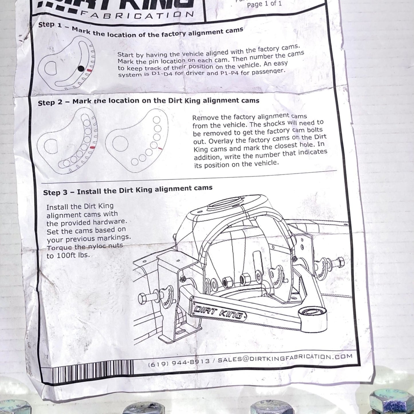 Upper Arm Alignment Cams For 99-2020 Chevy Silverado/GMC Sierra | DK-632919