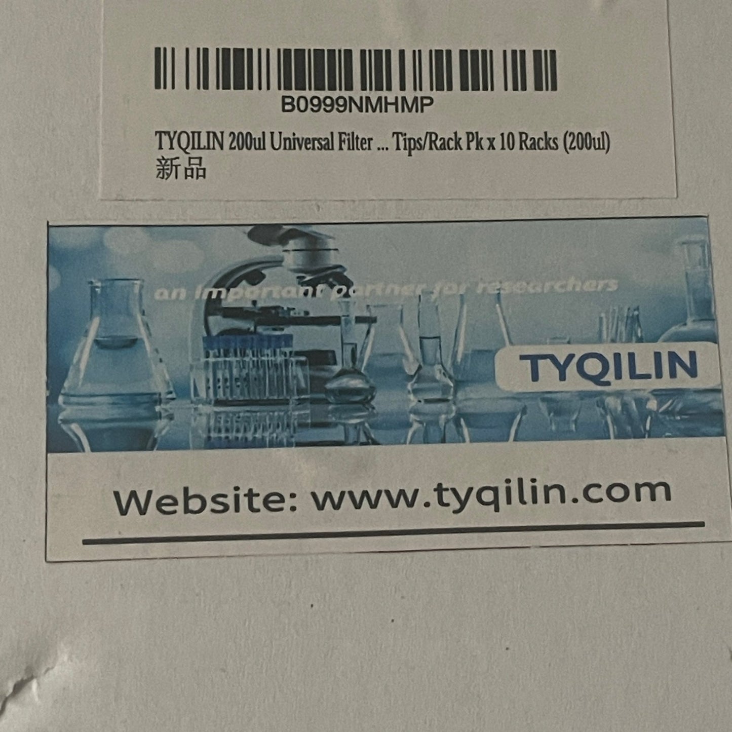 MUHWA 200 µL Filtering Pipette Tips, 200ul Universal Steriled Filter Pipette Tips, DNase and RNase Free - 10 Racks, 960 Tips