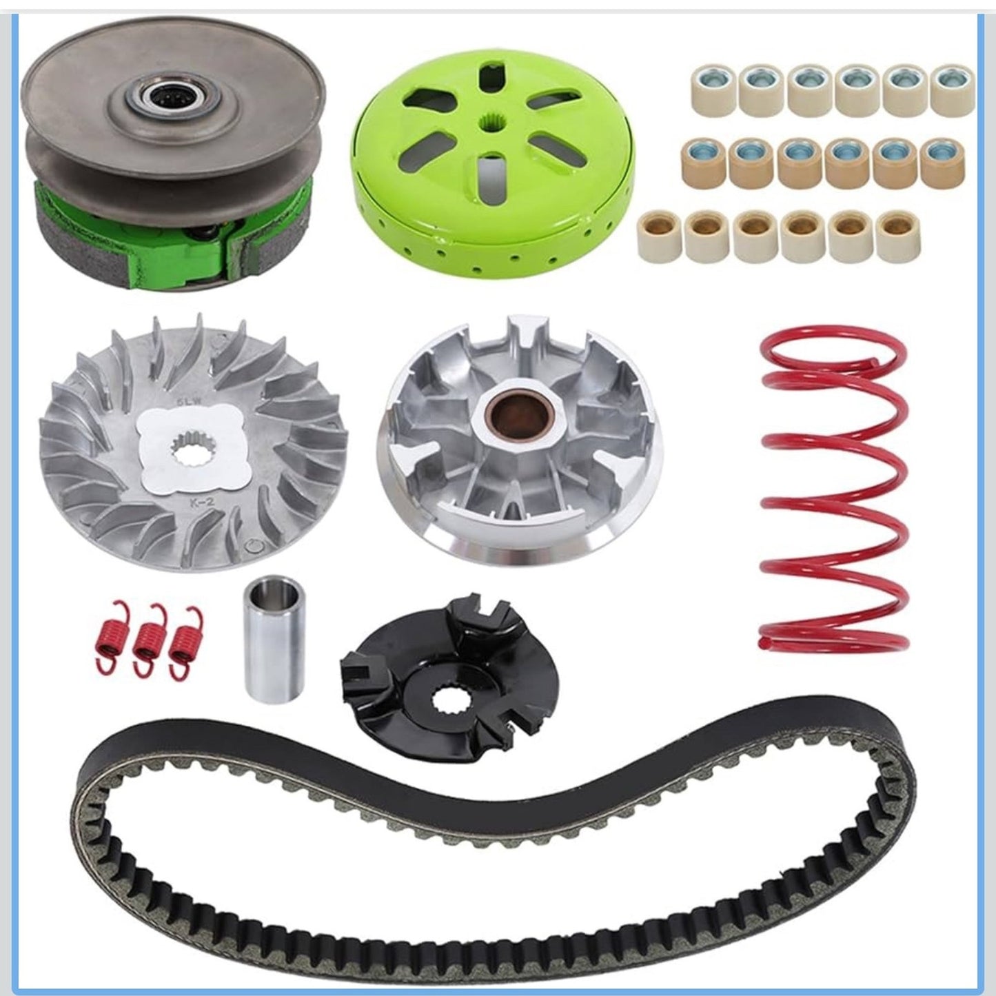 Performance Transmission Clutch Kit 0453459 0453455 0453454 Replacement for Polaris Outlaw 90 & 110 ATV 2016-Current
