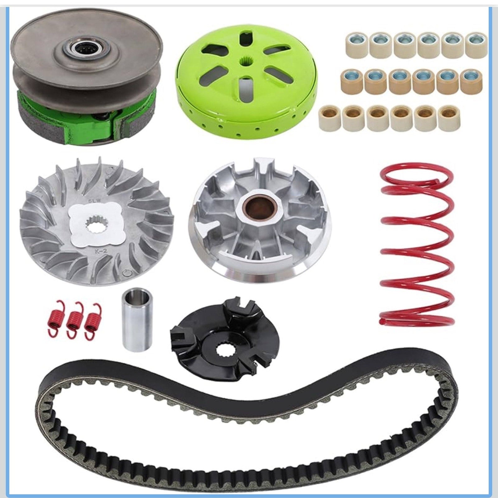 Performance Transmission Clutch Kit 0453459 0453455 0453454 Replacement for Polaris Outlaw 90 & 110 ATV 2016-Current