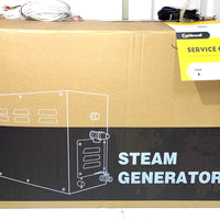 Commercial Self-Draining Steam Generator Shower System CGOLDENWALL 6KW Home Steam Bath Spa Generator 30 min to 12 Hours with Auto Drain 95-131℉ for