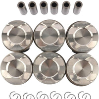 Engine Pistons Rings Set STD Bore 84mm for BMW F20 F21 F30 F10 X3 X4 X5 X6 N55B30 N55B30A 3.0L L6 Twinturbo 11258619196 Replacement] 6X