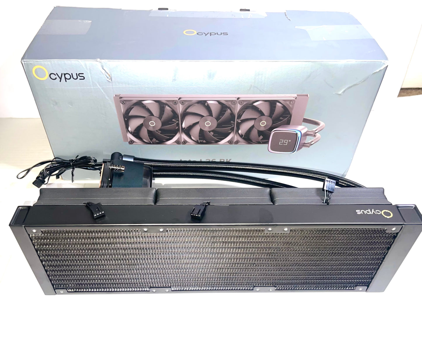 Iota L36 BK AIO CPU Cooler Liquid 360mm Temp Digital Display,ARGB Aluminum PUMP