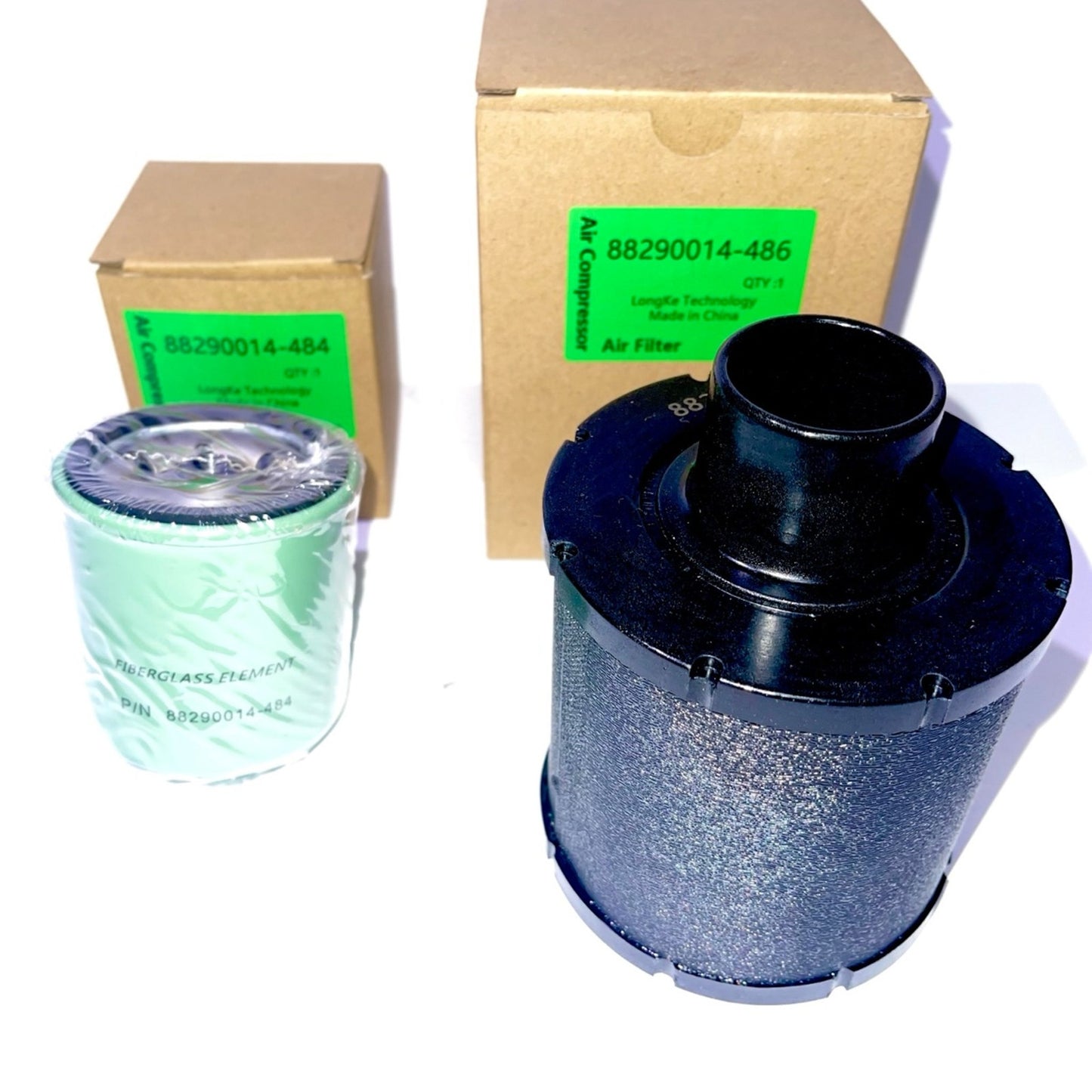 Air Filter 88290014-486 Oil Filter 88290014-484 for Air Compressors Replacement Filter Kit