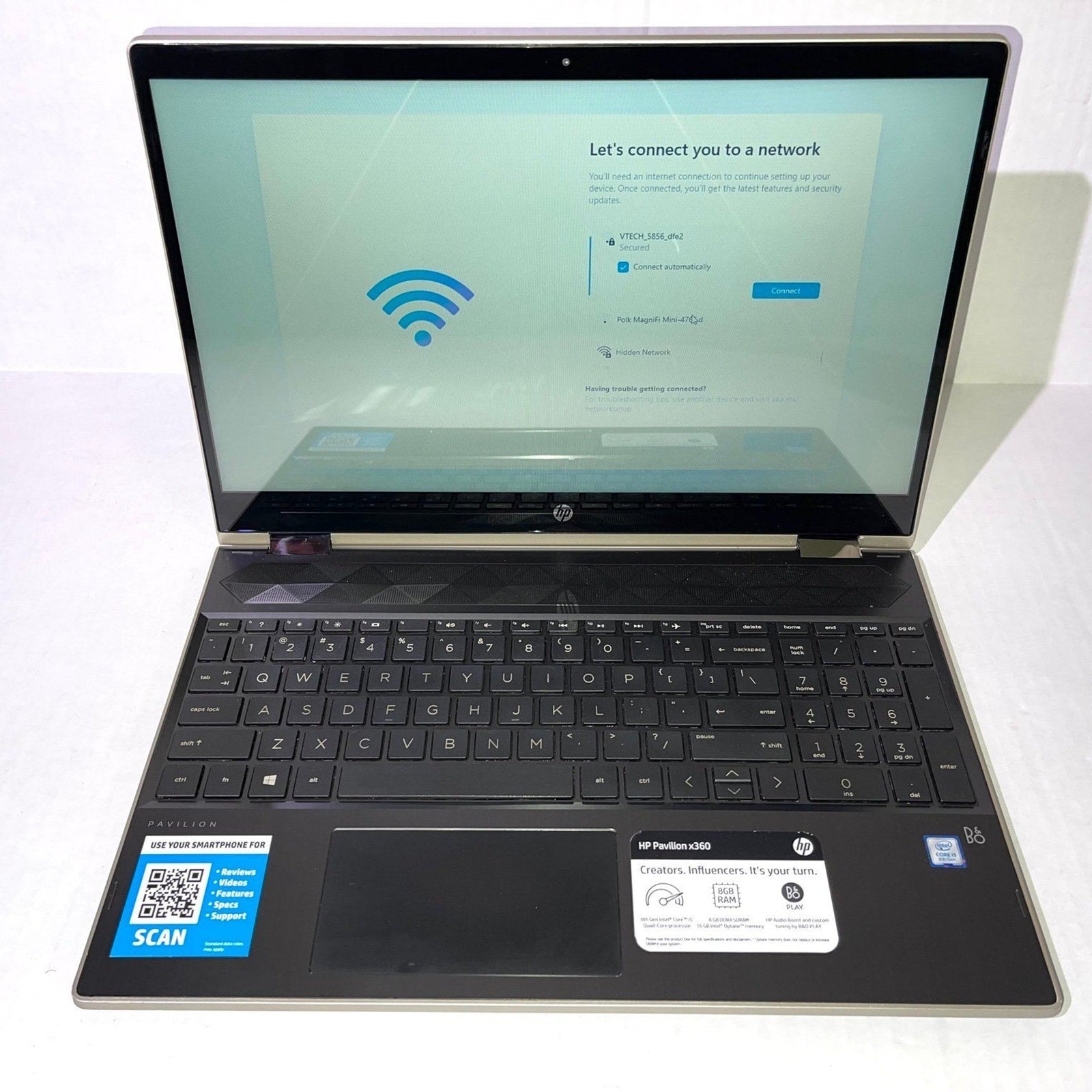 HP Pavilion x360 Laptop 2in1 i5 15.6" HD Touchscreen 8GB RAM, 256 GB SSD