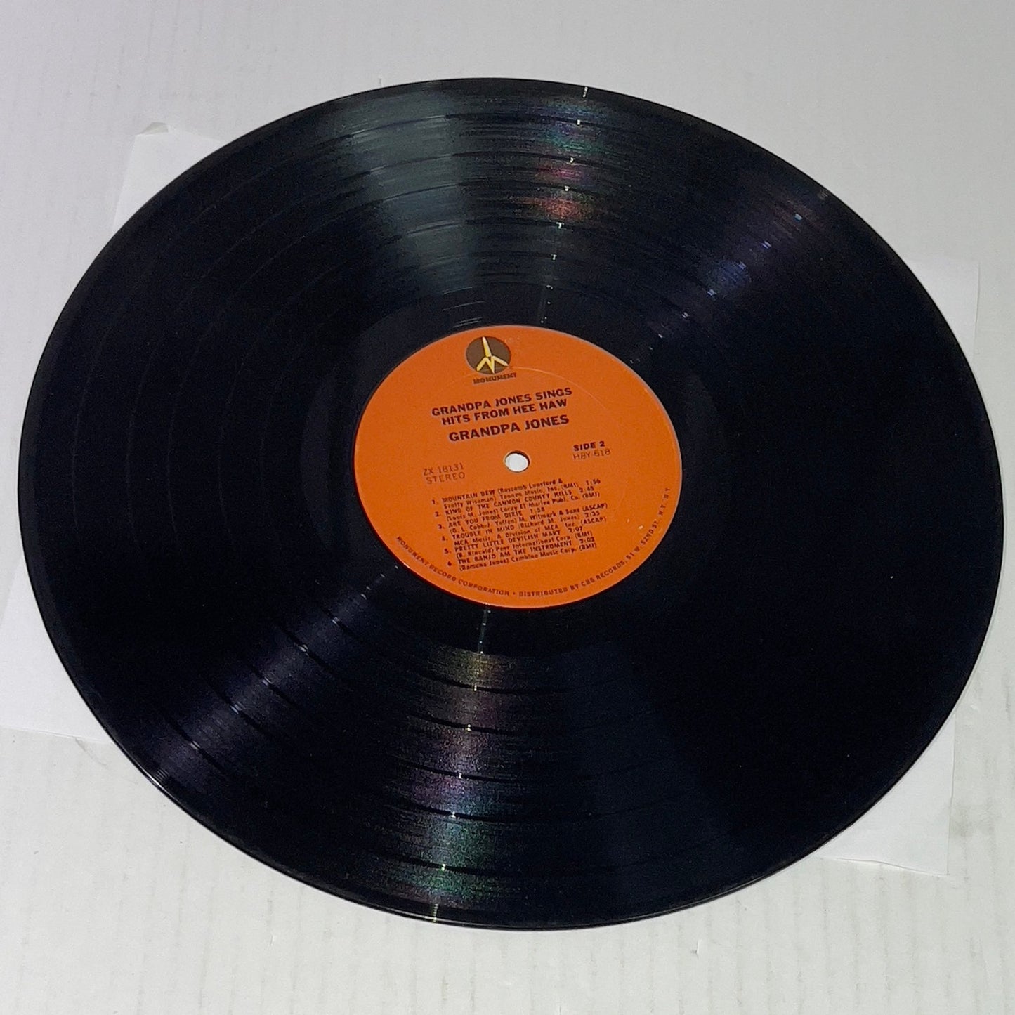 Grandpa Jones Sings Hits from Hee Haw MONUMENT 18131 1969 (lp vinyl record)