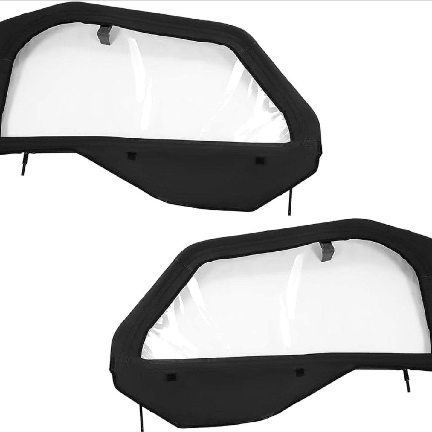 Universal Soft Upper Half Door Kit For UTV Soft Cab Enclosure Door Kit W/Frame