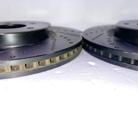 Brake Rotors For 1994-2004 Ford Mustang Rear Drilled Slotted Disc Brake Rotors | Brakes and Rotors