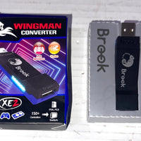 Brook Wingman XE2 Wireless Controller Adapter [Exclusive Version] – 2-in-1 Converter for PS4, Xbox Series, NS, NS 2 & PC – Supports Turbo, Remap, Lag-Free Play – Includes Keychain