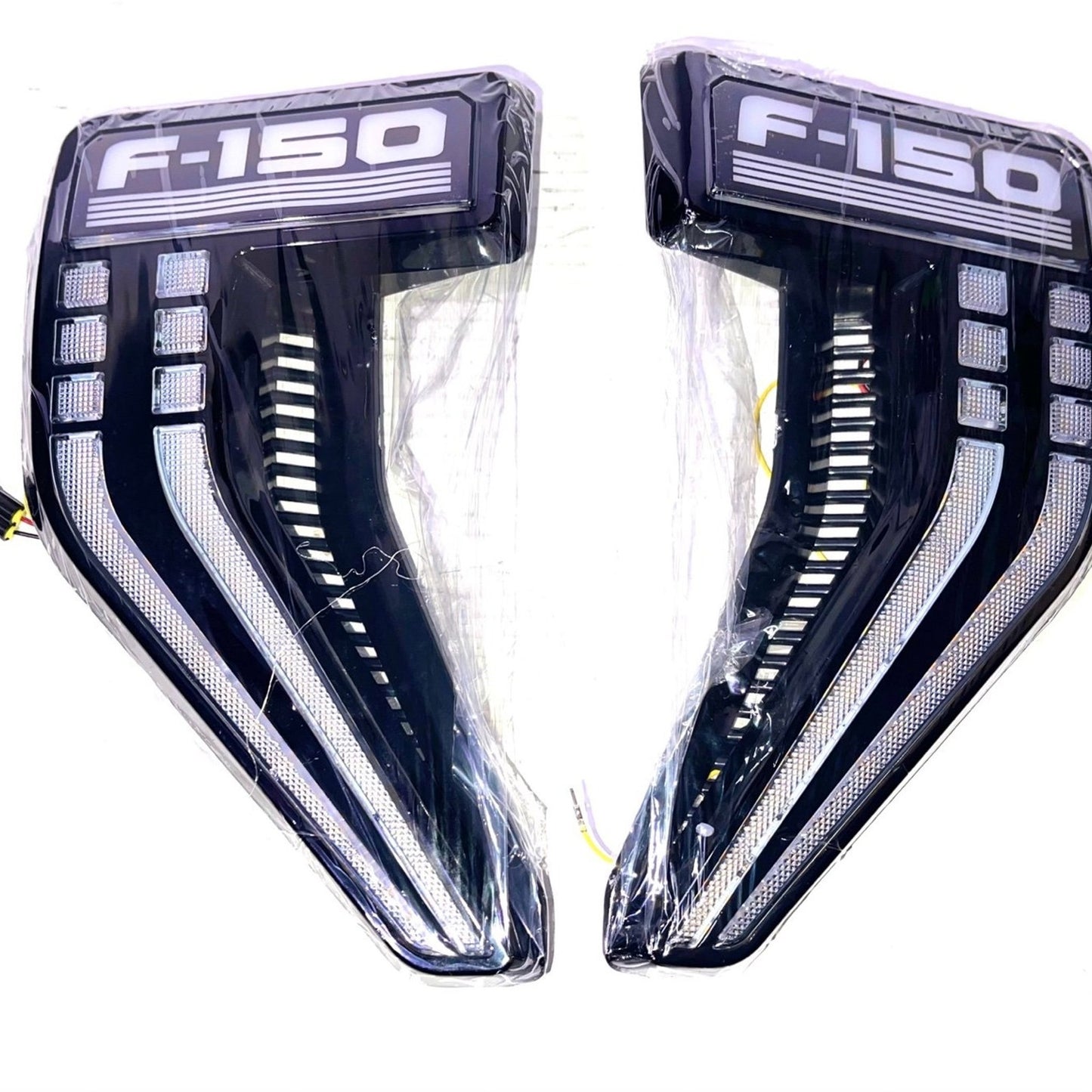 LED Side Fender Marker Light Dynamic Turn Signal for Ford F150 Raptor 2021-2025