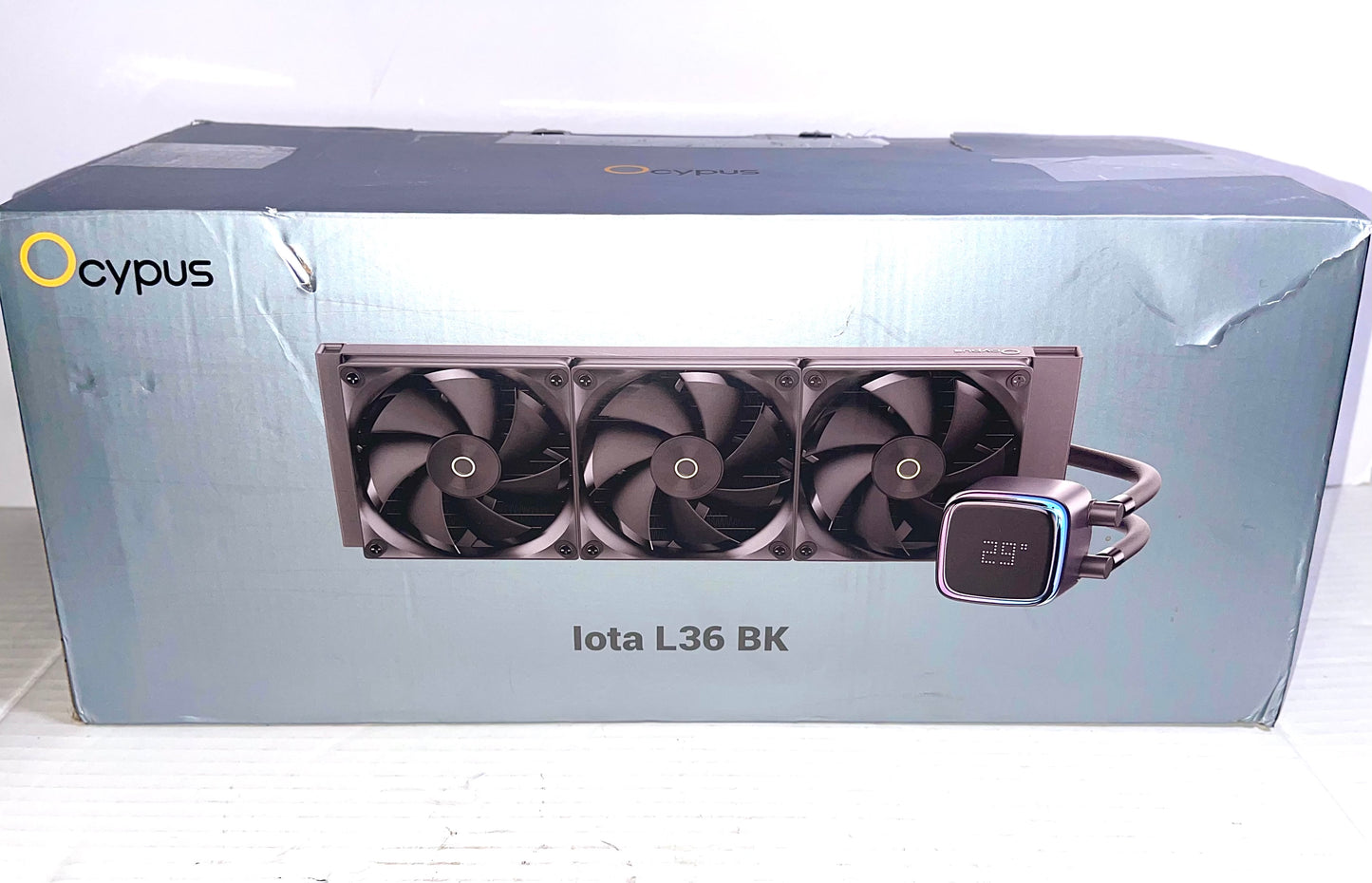 Iota L36 BK AIO CPU Cooler Liquid 360mm Temp Digital Display,ARGB Aluminum PUMP