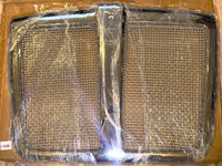 Bumper Grille for 2010-2024 Kenworth T680 Radiator Grill w/Bug Screen Silvery Plastic + Aluminium Replacement for L296155100 L456064110