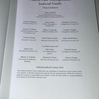 Patent Case Management Judicial Guide 3rd edition (2016) Volume III: Appendices: Patent Local Rules and Model Jury Instructions