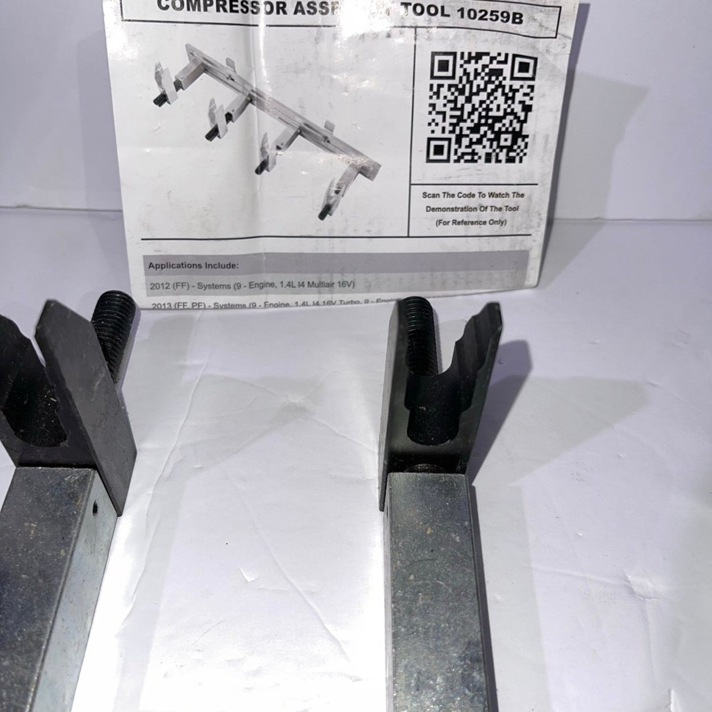 8 Engine Actuator Springs Compressor Assembly Tools 2012-19 Fiat MultiAir Turbo 1.4L 16V / Turbo / 2.4L / BF / FB / FF / PF / UF / VM. Replace Part for 10259B / 10259A