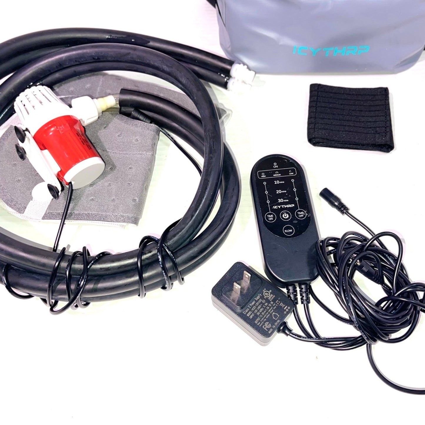 Cold Therapy Machine with Programmable Timer, Portable Ice Machine for Knee After Surgery, Knee Replacement Recovery System for Pain Relief w/Compression Pad for Shoulder, Hip and Ankle