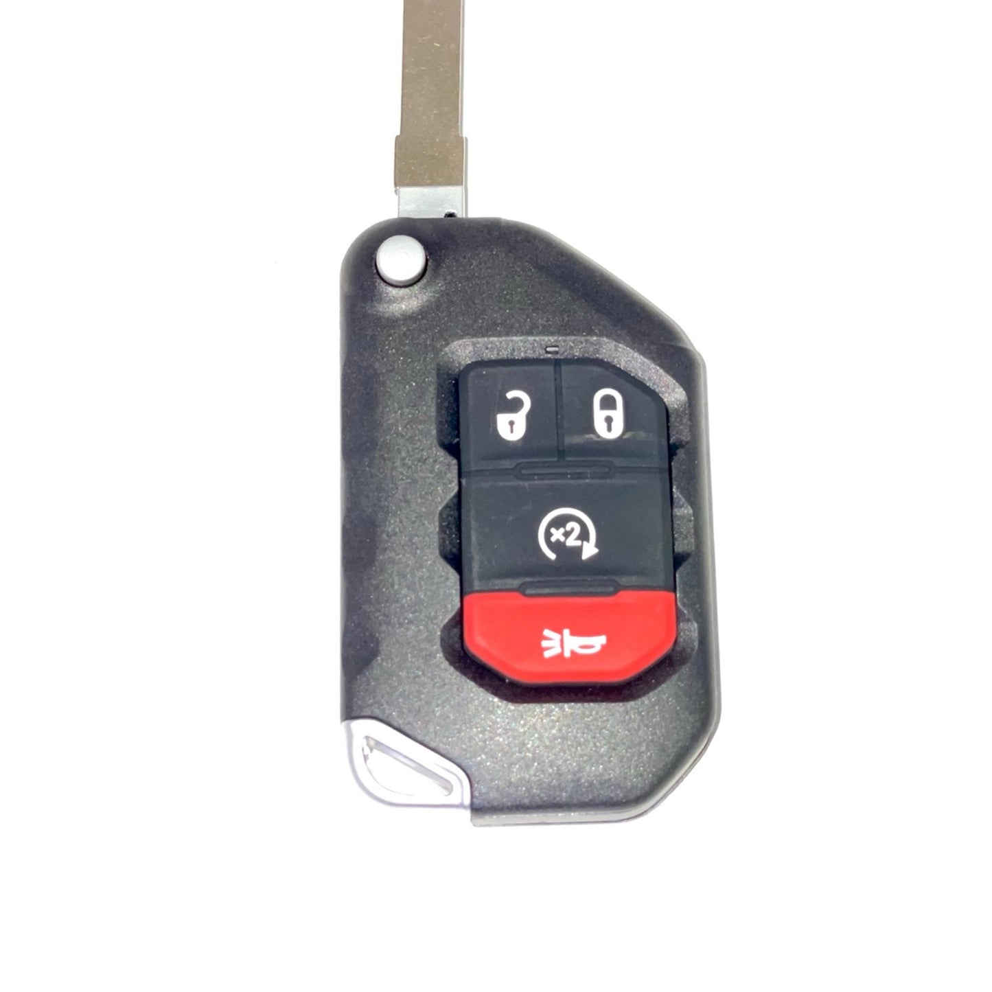 Car Chip Smart Flip Key for Jeep Gladiator Wrangler 2018 2019 2020 2021 OHT1130261 (4 Button)