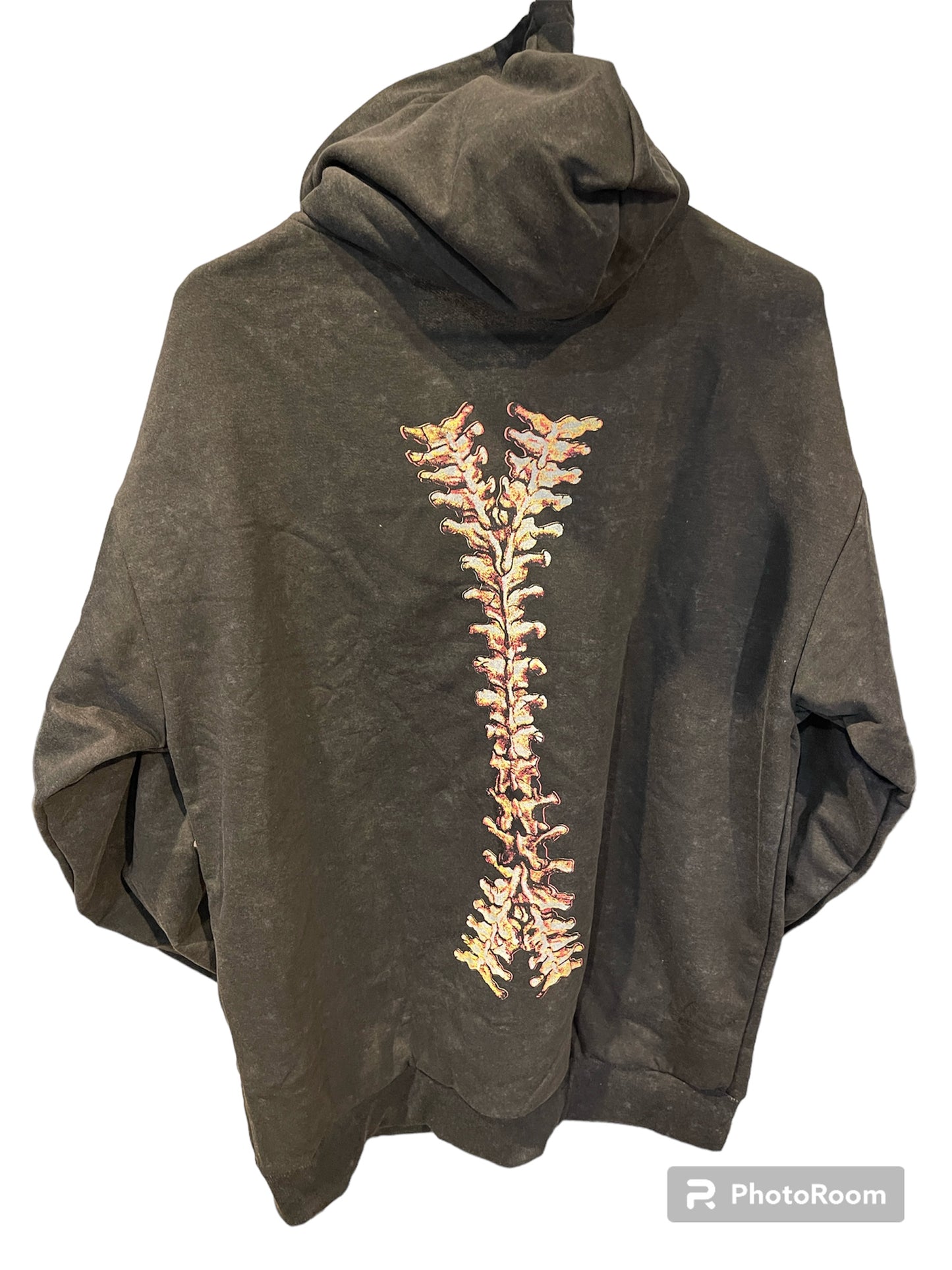 Skeleton Print Long Sleeve Zipper Jacket with Pockets (Unisex)