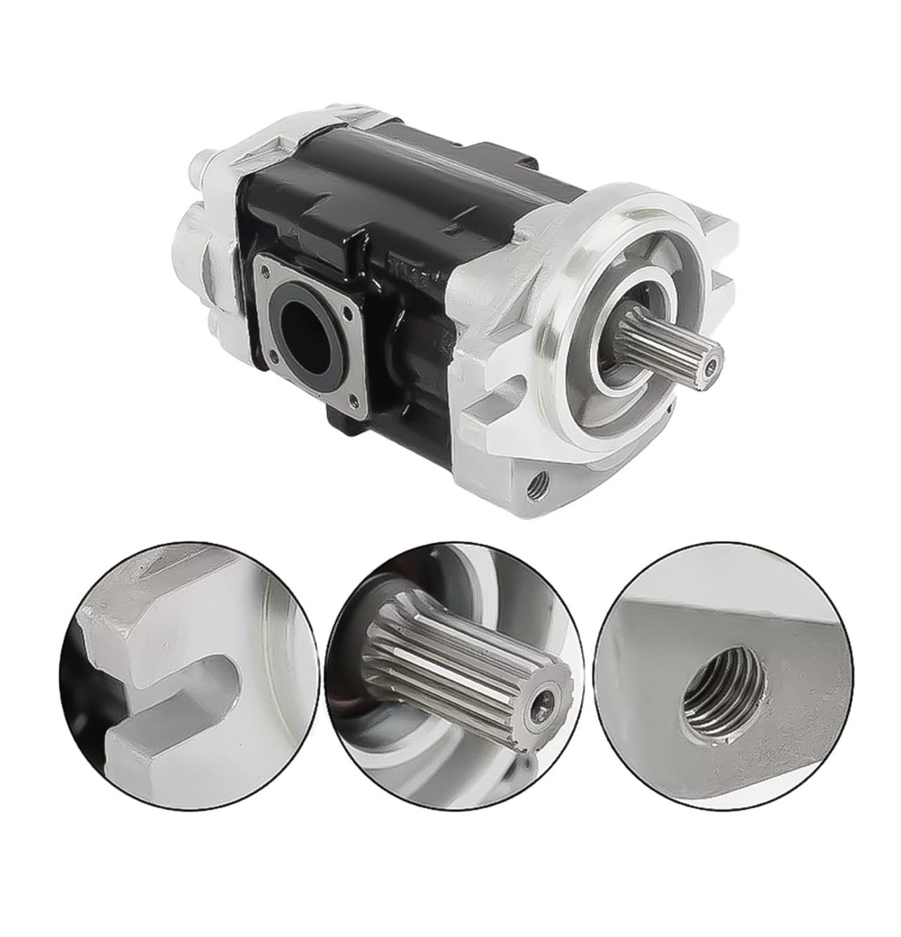 Hydraulic Gear Pump Shimadzu D1-25.10R840– Aztec 14766-02 - SHI-D1-25.10R840)
