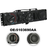 Climate Control Switch Panel for Dodge For Sprinter 2500 3500 Models 2003 to 2006 Without AC but with Heat Booster 5103690AA