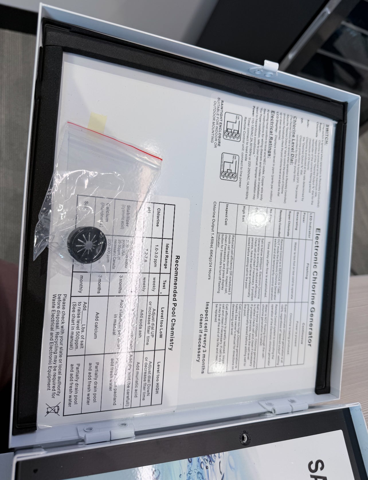 GLX-CTL-RITE Control Unit For Hayward AQR Goldline Aqua Rite Electronic Salt Chlorine Generator,Compatible With T-Cell-3,T-Cell-9 And T-CELL-15 Cell