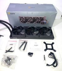 Iota L36 BK AIO CPU Cooler Liquid 360mm Temp Digital Display,ARGB Aluminum PUMP