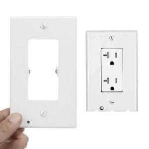 Decor LED Lighted - Night Light Wall Outlet Cover with LED lights No Wire or Battery Needed (Home)