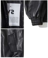 VEGAN LEATHER BLACK HOODED JACKET (MEN)