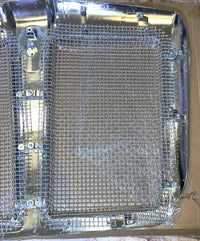 Bumper Grille for 2010-2024 Kenworth T680 Radiator Grill w/Bug Screen Silvery Plastic + Aluminium Replacement for L296155100 L456064110