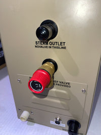 CGOLDENWALL 6KW Commercial Self-Draining Steam Generator Shower System Home Steam Bath Spa Generator 30 min to 12 Hours with Auto Drain 95-131℉ for Suitable Space Heating 6 m³/212 Cubic feet (6KW)