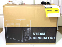 CGOLDENWALL 6KW Commercial Self-Draining Steam Generator Shower System Home Steam Bath Spa Generator 30 min to 12 Hours with Auto Drain 95-131℉ for Suitable Space Heating 6 m³/212 Cubic feet (6KW)