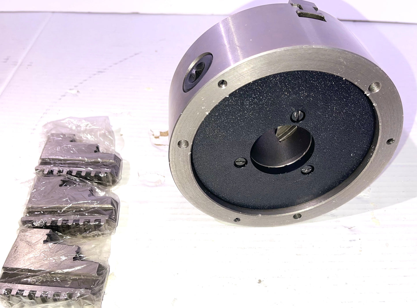 VERTEX 10" 3-Jaw Front Mount Lathe Chuck 2 Sets Of Jaws 10" Chuck Size 3800-5824