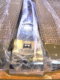 Bumper Grille for 2010-2024 Kenworth T680 Radiator Grill w/Bug Screen Silvery Plastic + Aluminium Replacement for L296155100 L456064110