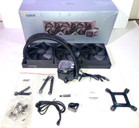 Iota L36 BK AIO CPU Cooler Liquid 360mm Temp Digital Display,ARGB Aluminum PUMP