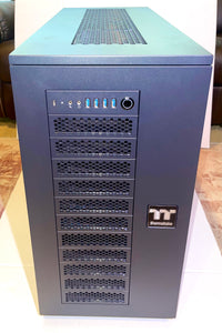 Thermaltake AX700 Super Tower; SSI-CEB/SSI-EEB/XL-ATX/E-ATX; 560mm Radiator Support; 360mm-630mm GPU Clearance; Support for up to 18x 3.5 or 2.5"; Supports 2X 5.25; CA-11B-00F1NN-00

Brand Thermaltake
Motherboard Compatability Extended ATX, Server ATX, AT