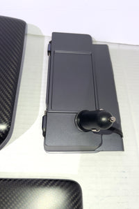 Tesla Model3 Y Car Central Control Sticker Door Window Button Column Shift Real Carbon Fiber Patch 2017-2023(Matte Carbon