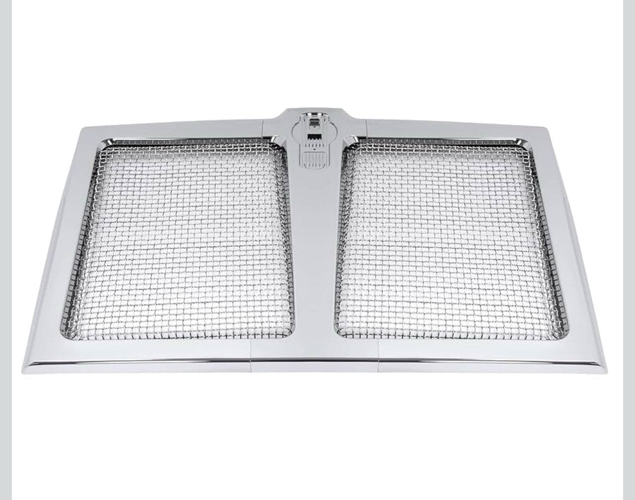 Bumper Grille for 2010-2024 Kenworth T680 Radiator Grill w/Bug Screen Silvery Plastic + Aluminium Replacement for L296155100 L456064110