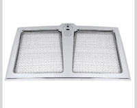 Bumper Grille for 2010-2024 Kenworth T680 Radiator Grill w/Bug Screen Silvery Plastic + Aluminium Replacement for L296155100 L456064110