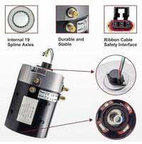 DC Motor 48V 2.6KW 3.5HP DM430 For Yamaha for Hitachi Golf Carts G29 Drive